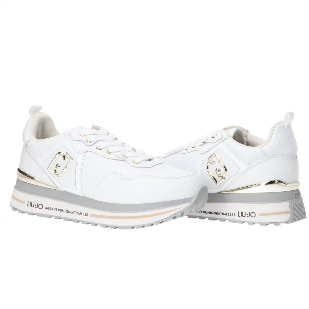Maxi wonder 01 calf platform Bianco 3