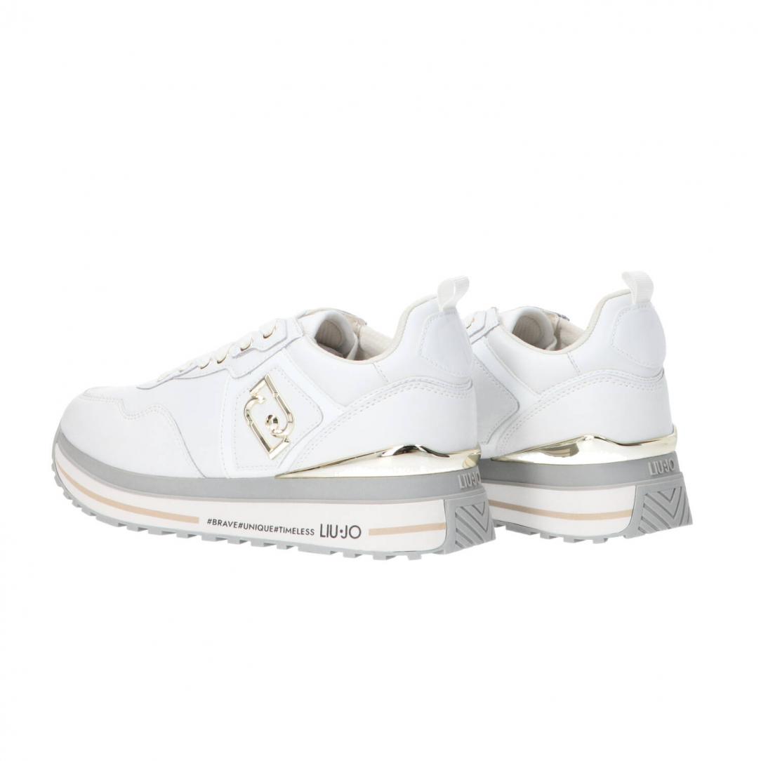 Maxi wonder 01 calf platform Bianco 4