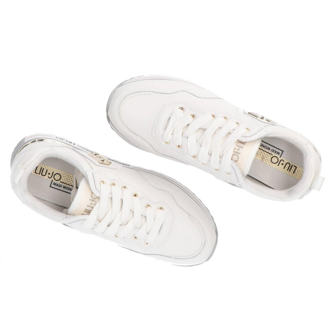 Maxi wonder 01 calf platform bianco latte 5