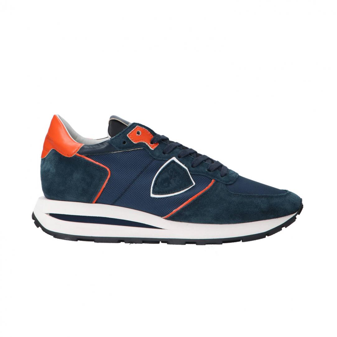 Tropez haute low man Blu arancio 1