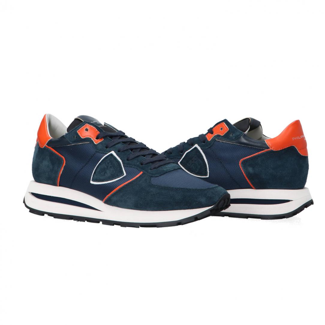 Tropez haute low man Blu arancio 3