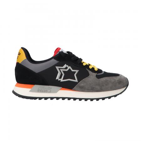 Sneakers Uomo Mennea pelle e suede Grigio