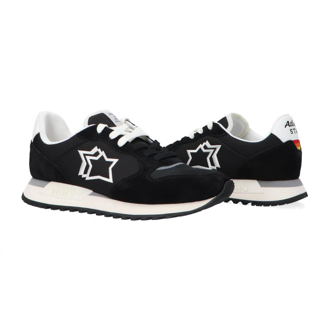 Mennea pelle e suede Nero 3