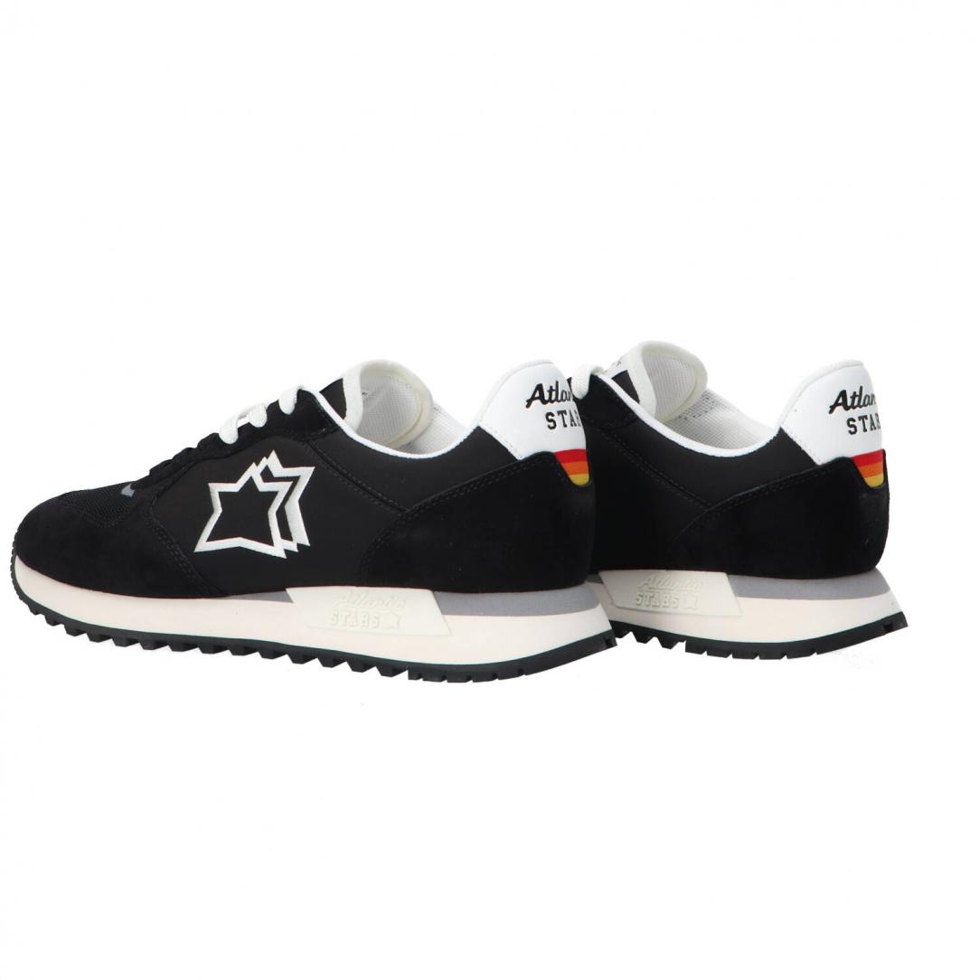 Mennea pelle e suede Nero 4