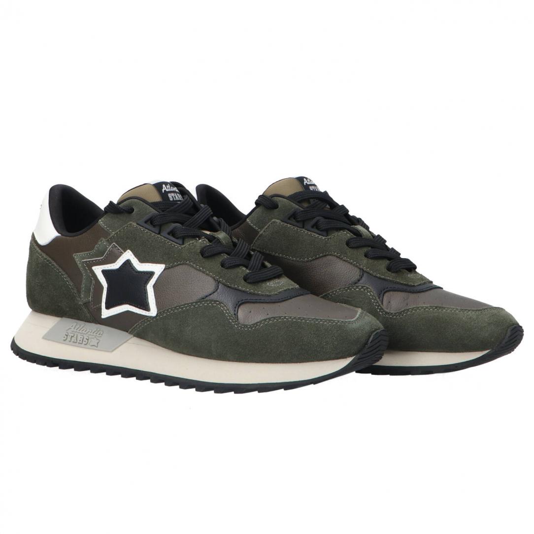 Draco pelle e suede Verde Scuro Draco pelle e suede Verde Scuro 2