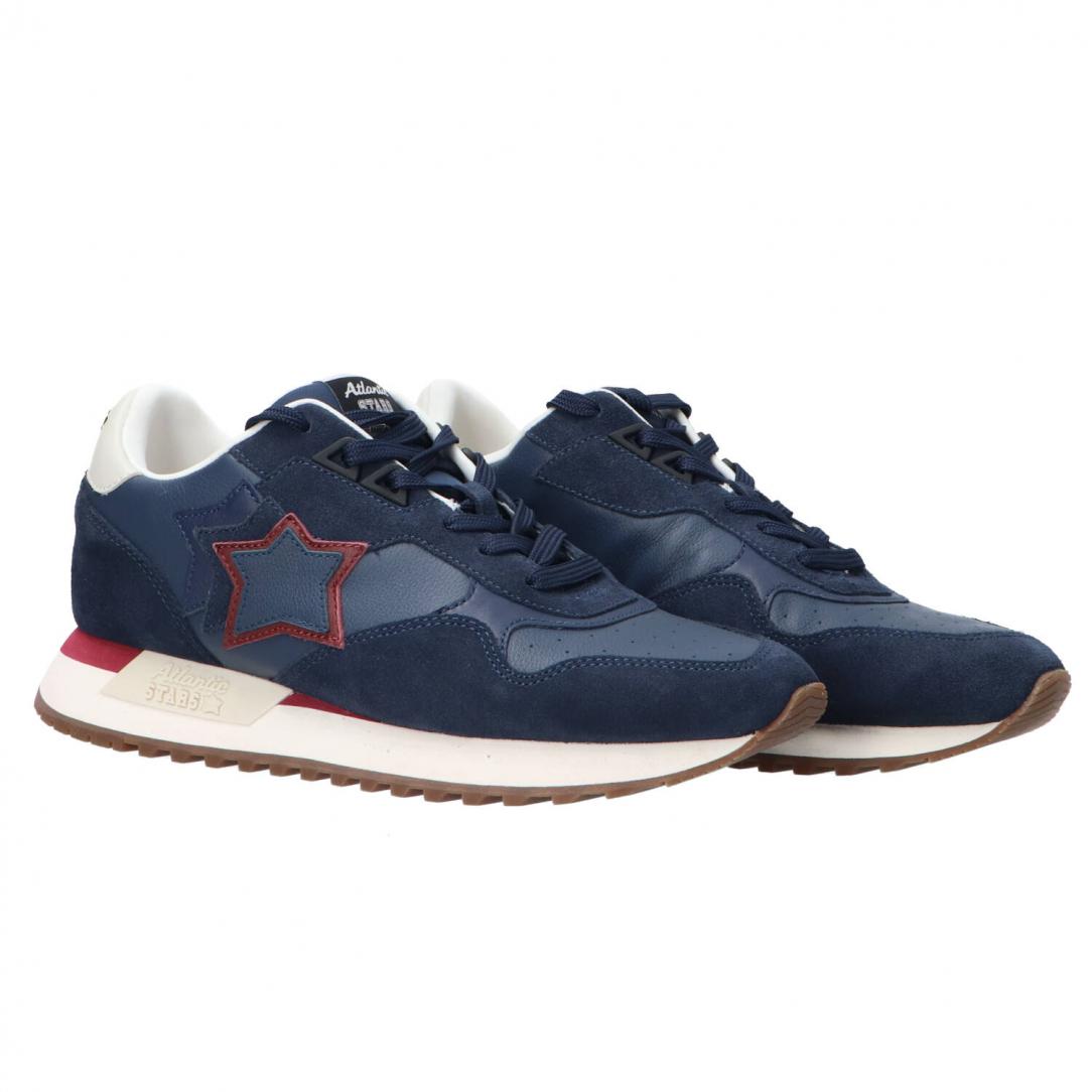 Draco pelle e suede Blu Draco pelle e suede Blu 2