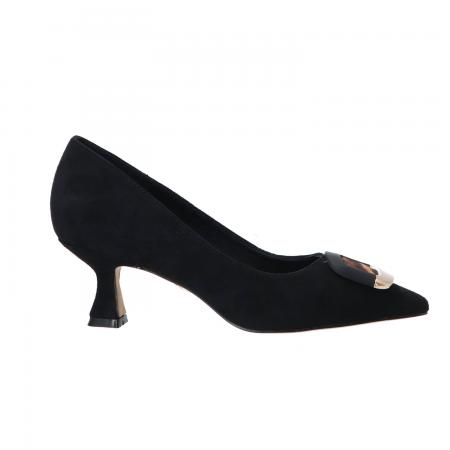 Decolletes Donna GP880 Animalier Nero