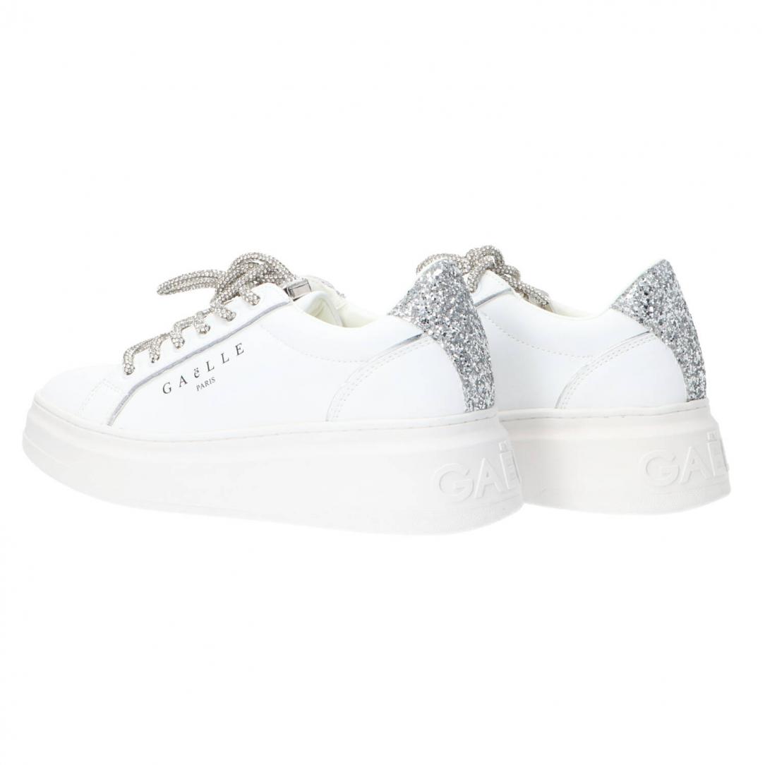 New Addict leather platform Argento 4