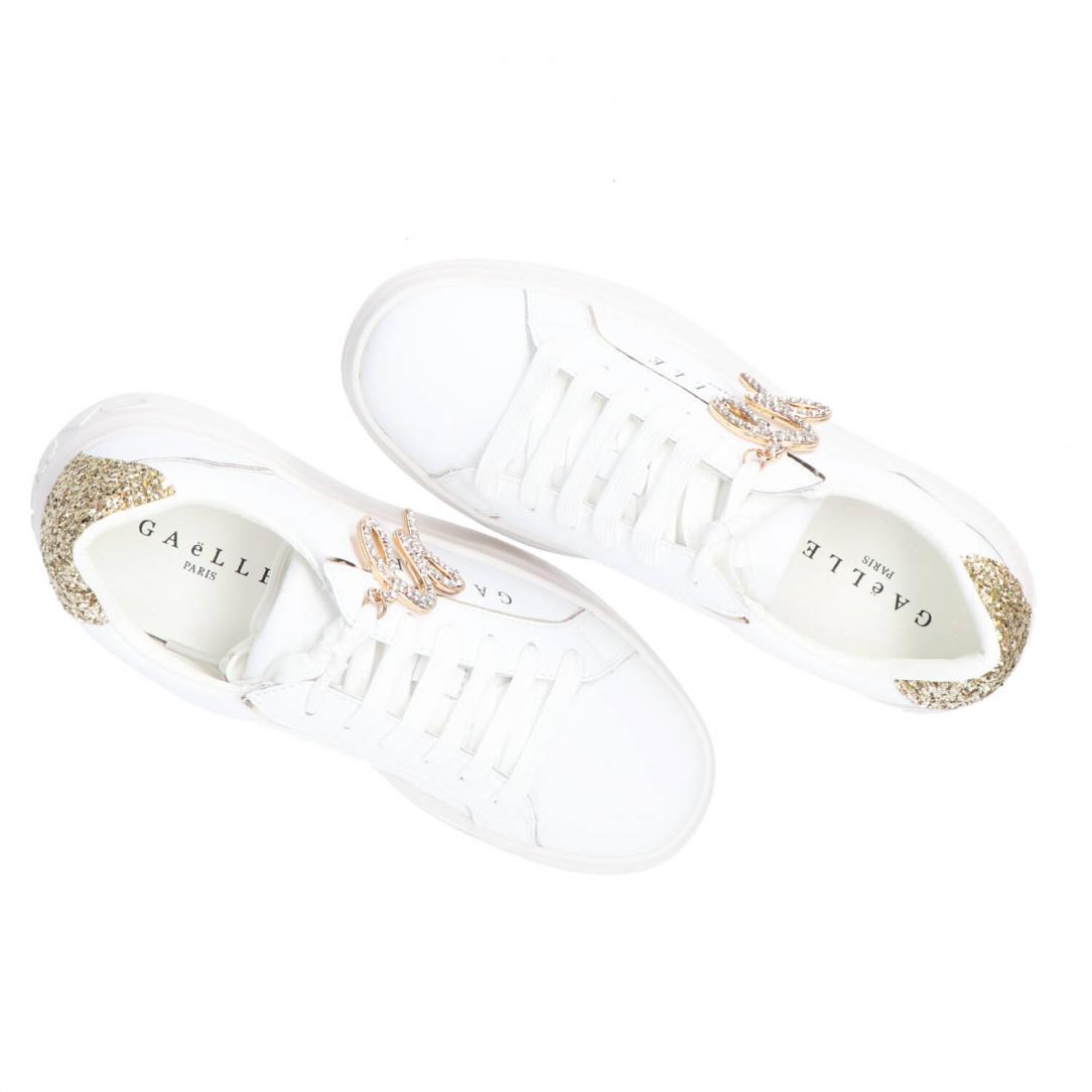 New Addict leather platform Oro 5