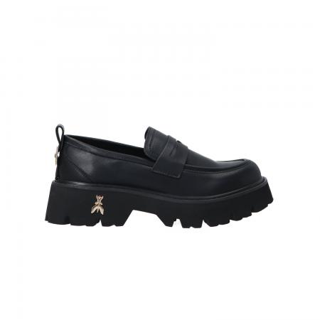 Mocassini Donna PPJ969 Vitello nero Nero