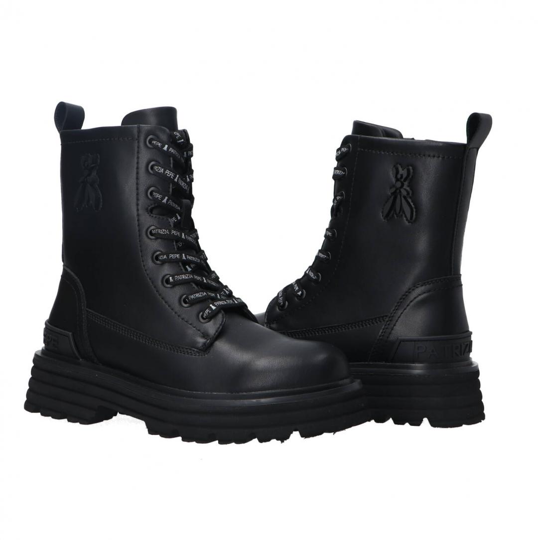 PPJ978 Vitello lacci logo Nero PPJ978 Vitello lacci logo Nero 3
