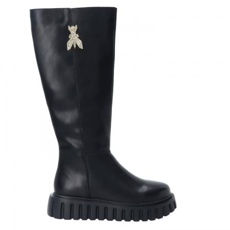 Stivaletti E Stivali Donna PPJ983 Vitello logo strass...