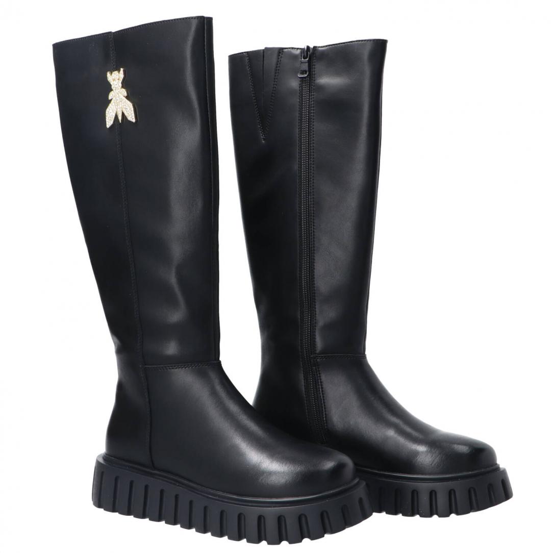 PPJ983 Vitello logo strass Nero PPJ983 Vitello logo strass Nero 2