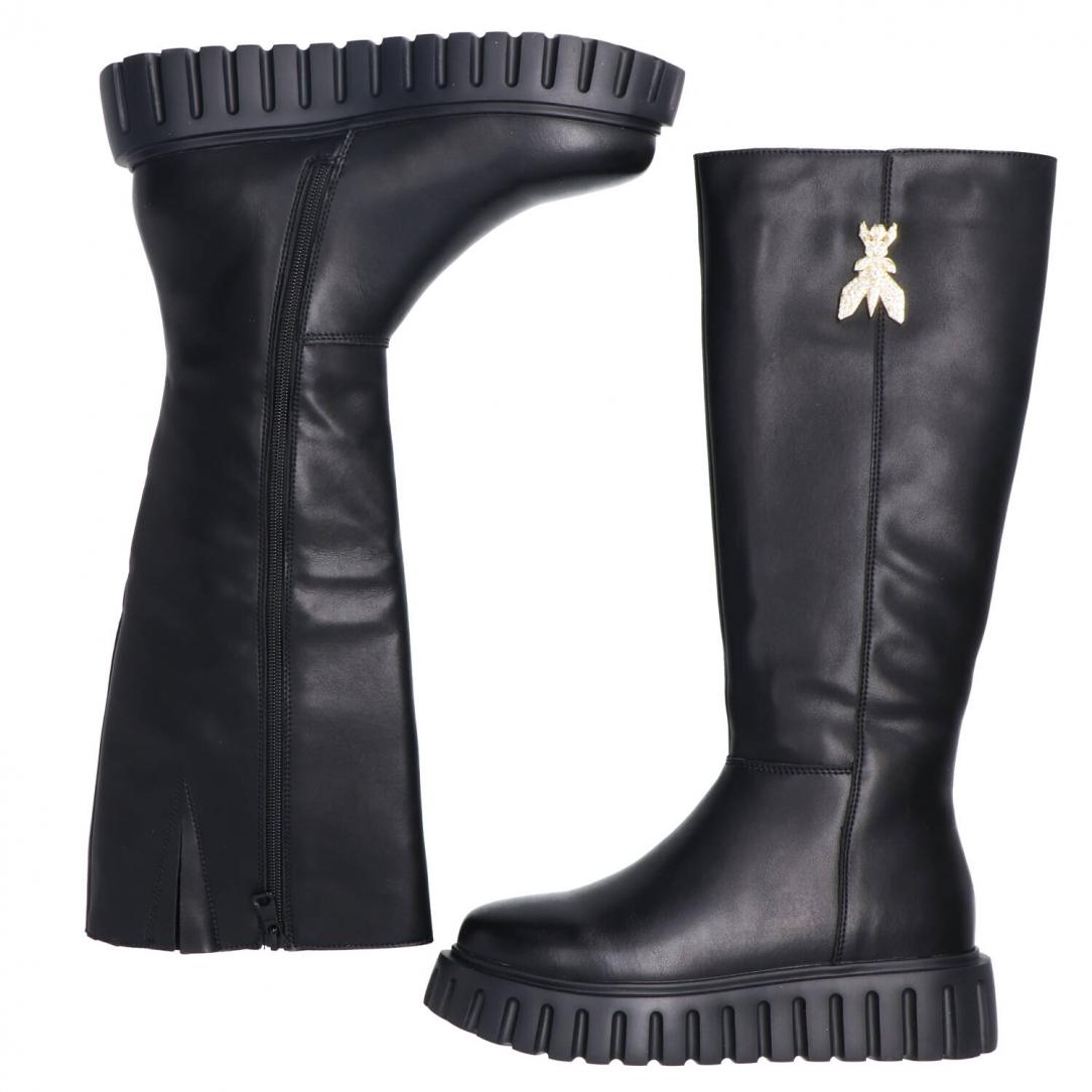 PPJ983 Vitello logo strass Nero PPJ983 Vitello logo strass Nero 5
