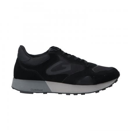 Sneakers Uomo WEN 4523 low M suede/fab Nero