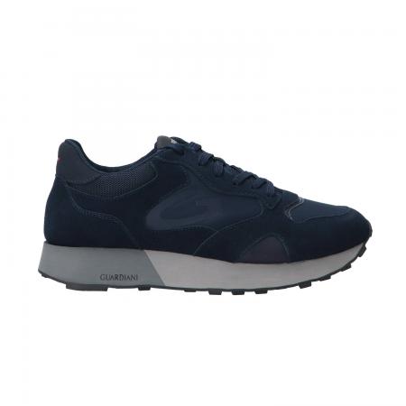 Sneakers Uomo WEN 4523 low M suede/fab Blu