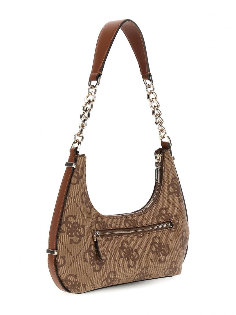 ERENIA TOP ZIP SHOULDER BAG Beige 2