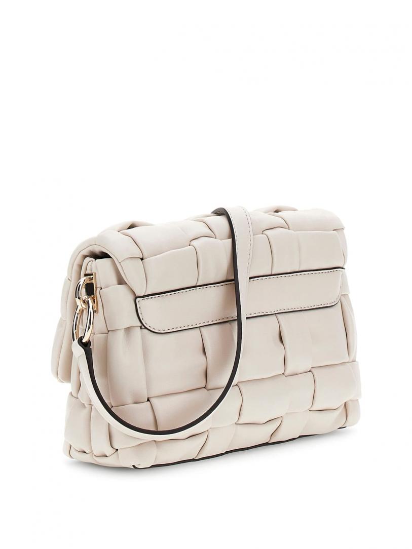 MARION FLAP SHOULDER BAG Beige 2