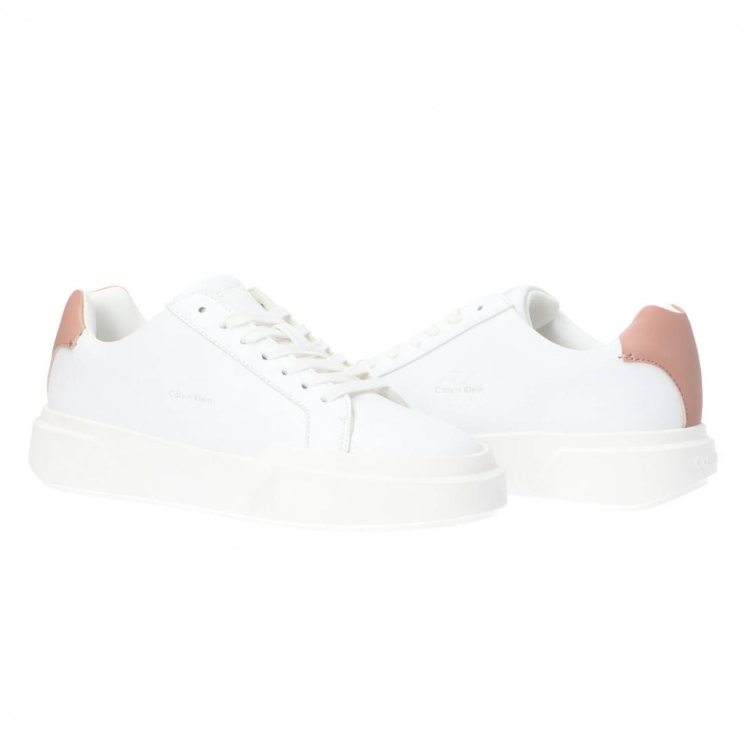 CHUNKY CUPSOLE LACEUP LTH WN Bianco CHUNKY CUPSOLE LACEUP LTH WN Bianco 3