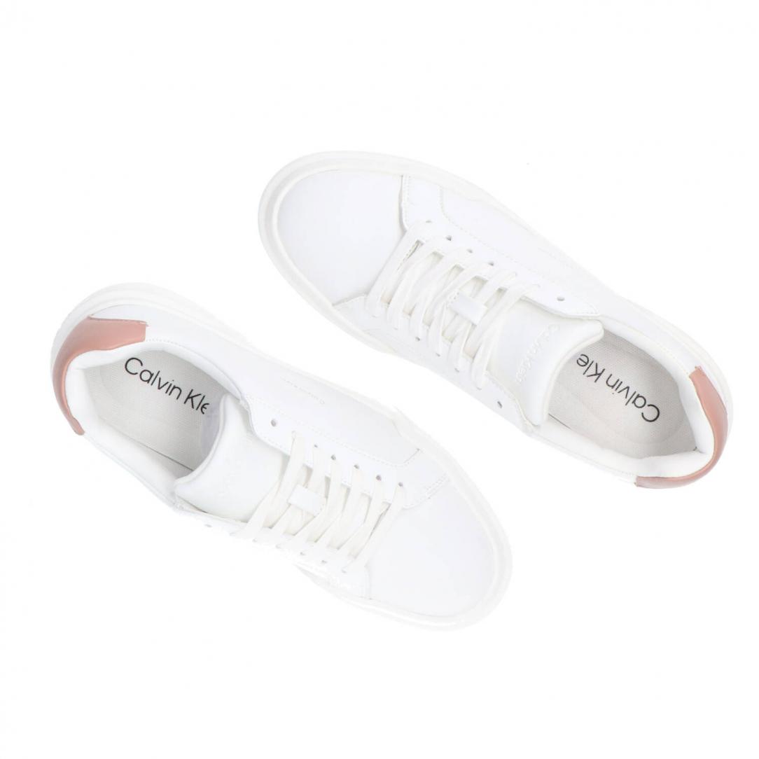 CHUNKY CUPSOLE LACEUP LTH WN Bianco CHUNKY CUPSOLE LACEUP LTH WN Bianco 4