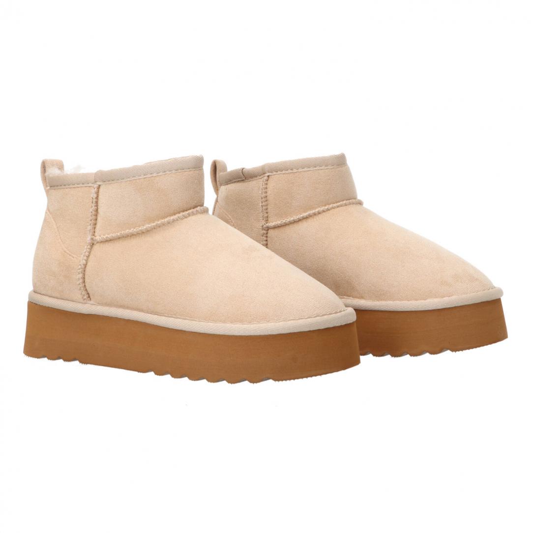 FL241 Ecopelliccia Beige 2
