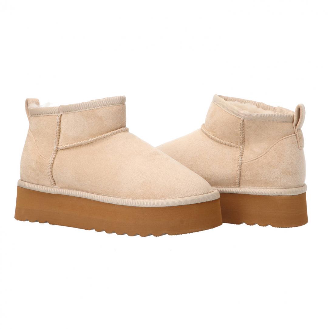 FL241 Ecopelliccia Beige 3