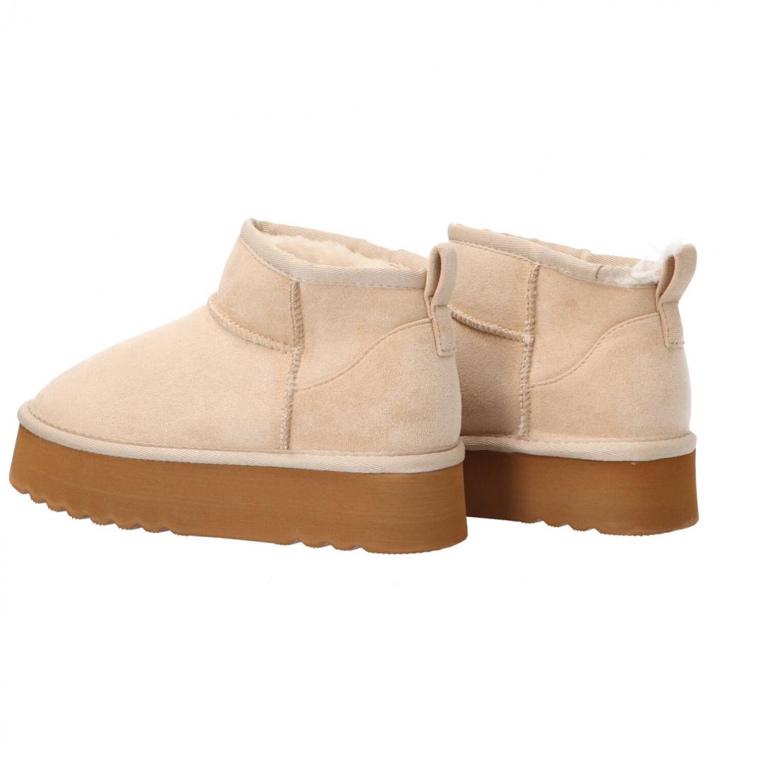 FL241 Ecopelliccia Beige 4