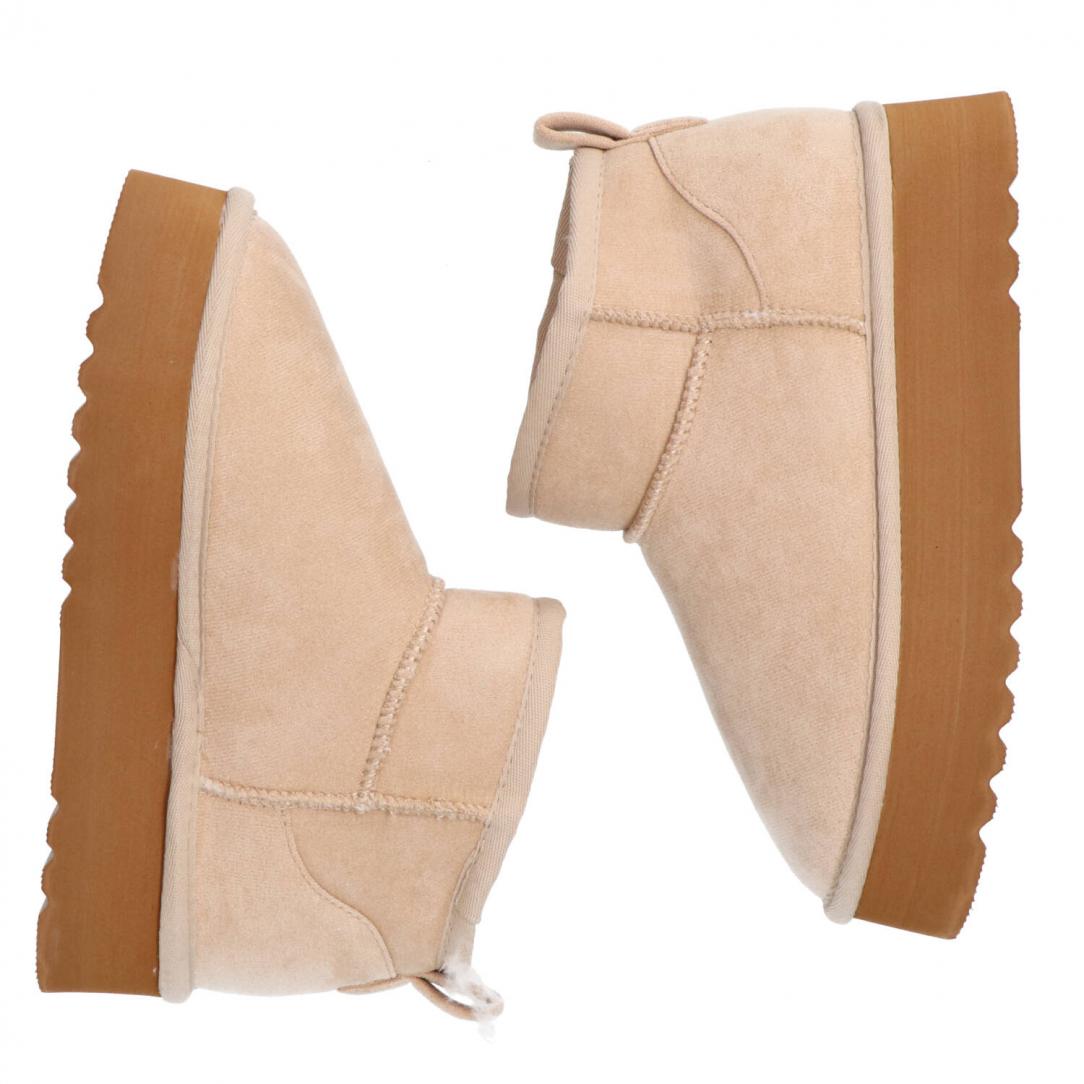 FL241 Ecopelliccia Beige 5