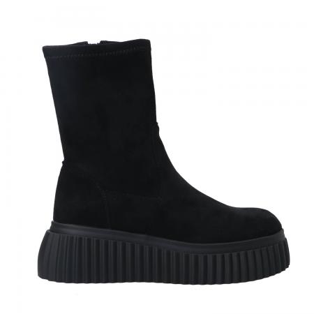 Stivaletti E Stivali Donna GY441 suede Nero