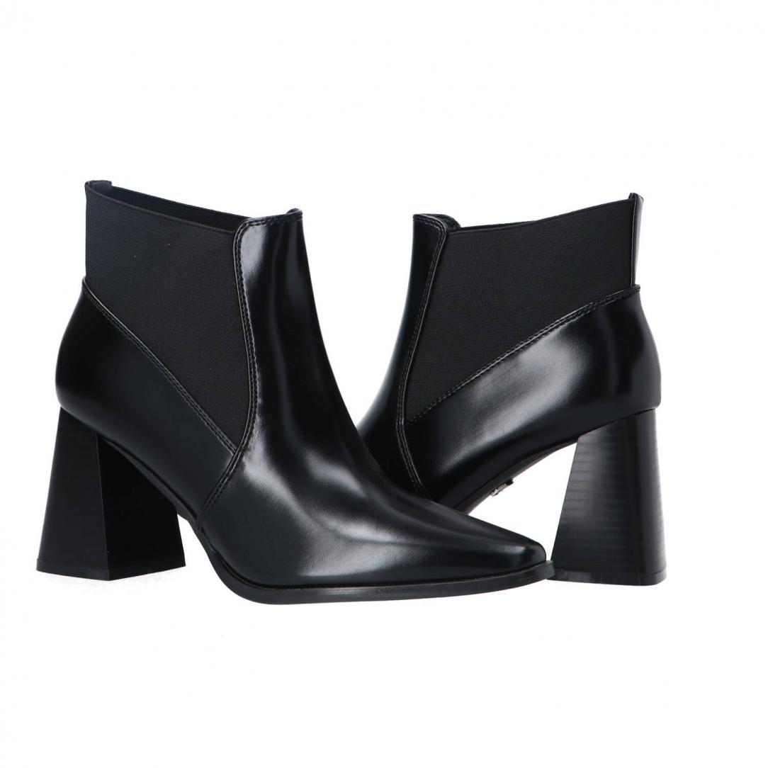 GV93 Stiletto tacco largo Nero 3