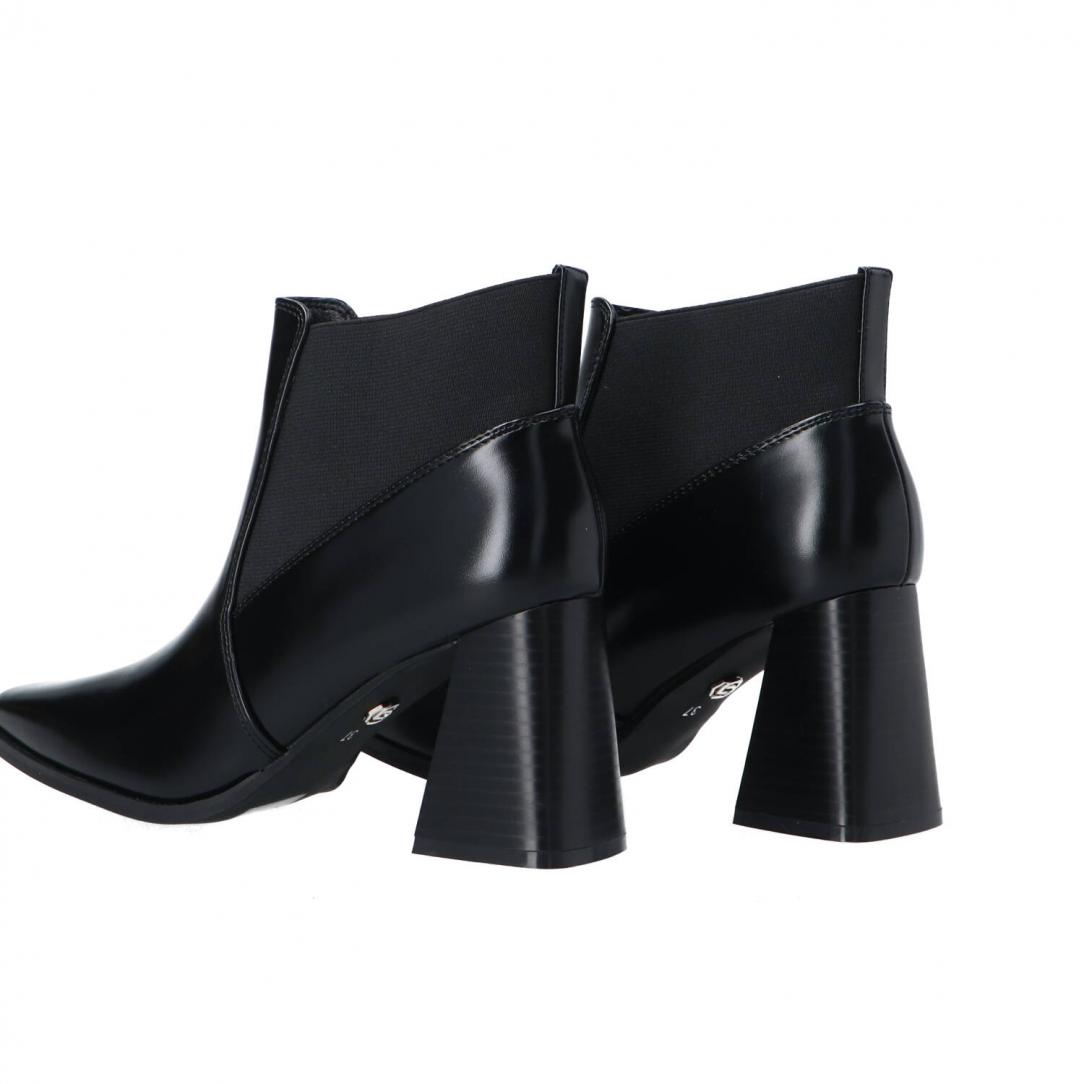 GV93 Stiletto tacco largo Nero 4
