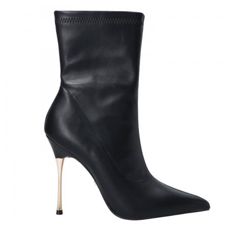 Stivaletti E Stivali Donna GP847 Stiletto stretch Nero