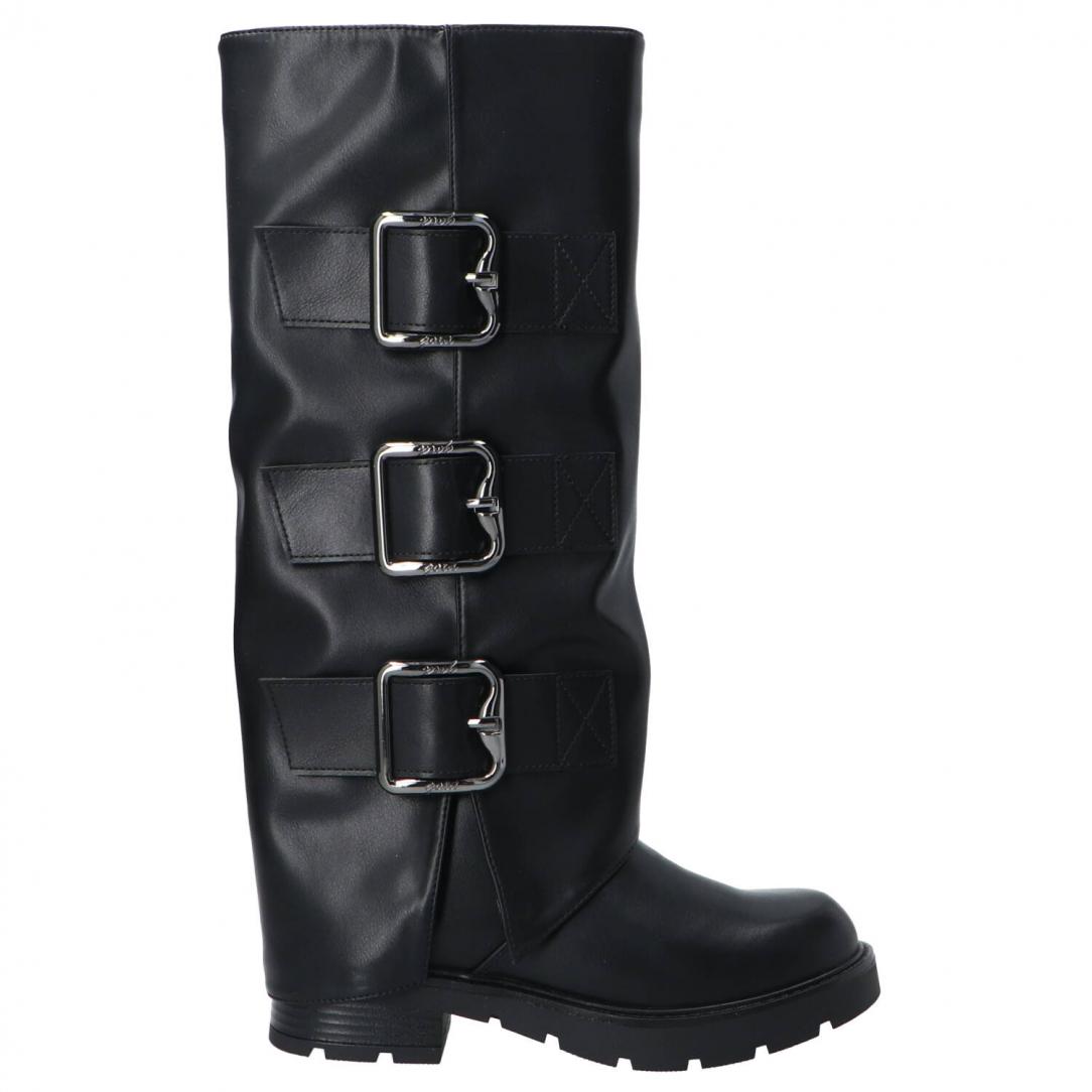 GR559 Triple fibbie Nero 1