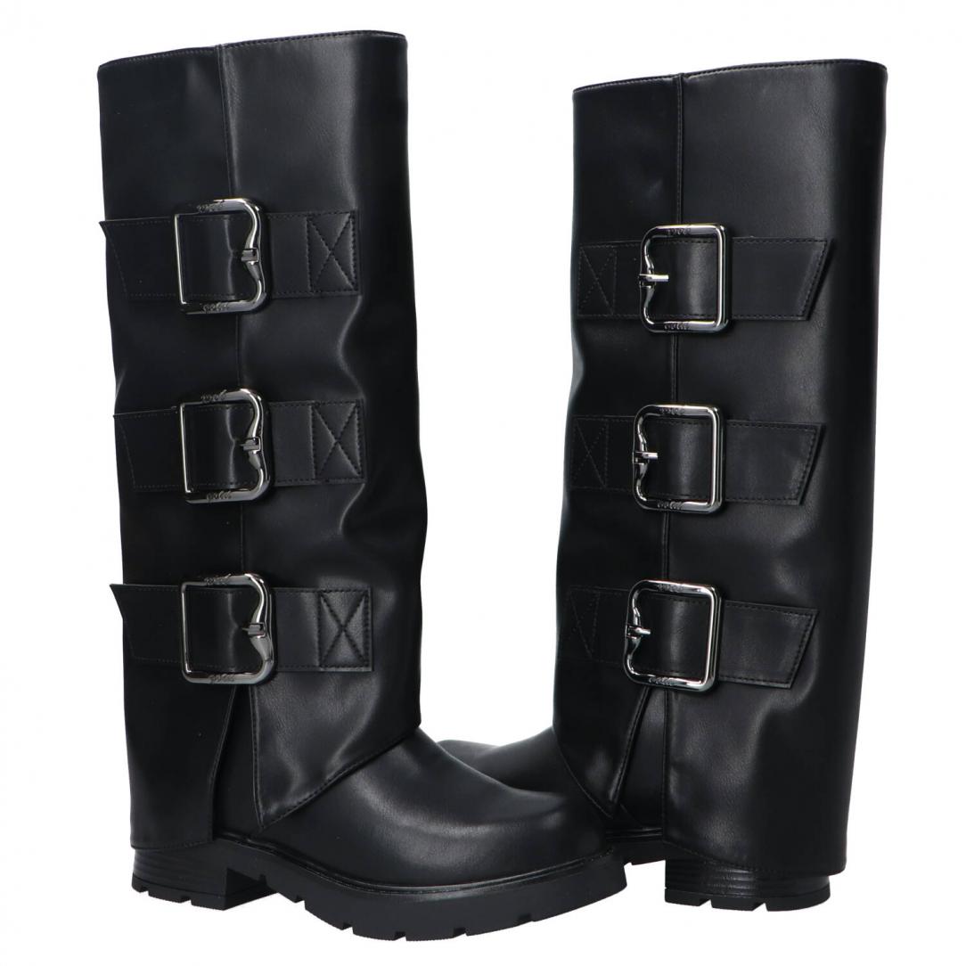 GR559 Triple fibbie Nero 3
