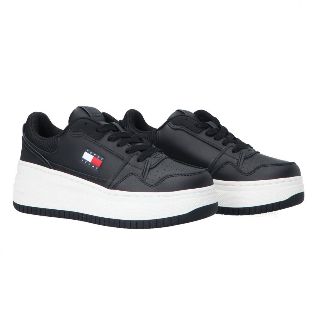 TJW RETRO BASKET PLATFORM Nero TJW RETRO BASKET PLATFORM Nero 2
