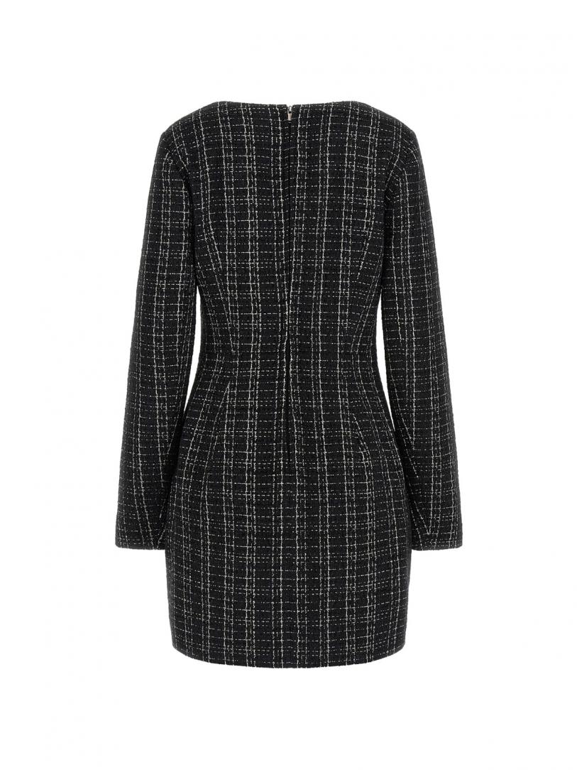 LS SANDRA TWEED DRESS Nero LS SANDRA TWEED DRESS Nero 2