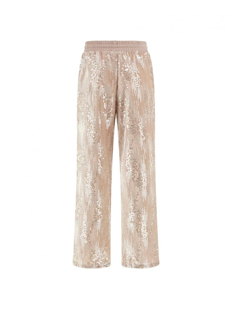 SEQUINS WIDE LEG PANTS Rosa 2