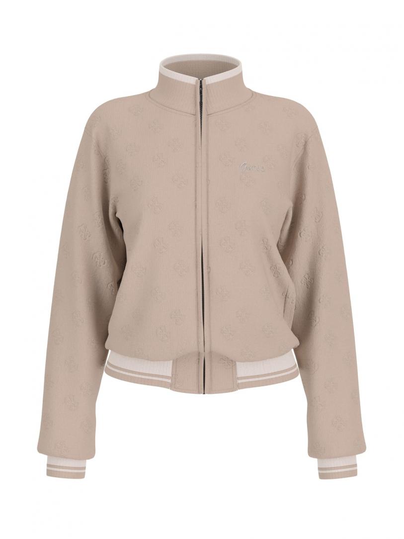 PAULINA FULL ZIP SWEATSHIRT Beige PAULINA FULL ZIP SWEATSHIRT Beige 1