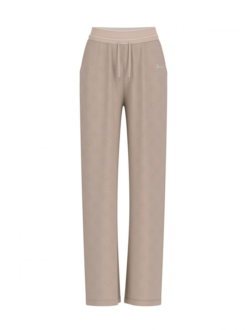 PAULINA WIDE LEG PANTS Beige PAULINA WIDE LEG PANTS Beige 1