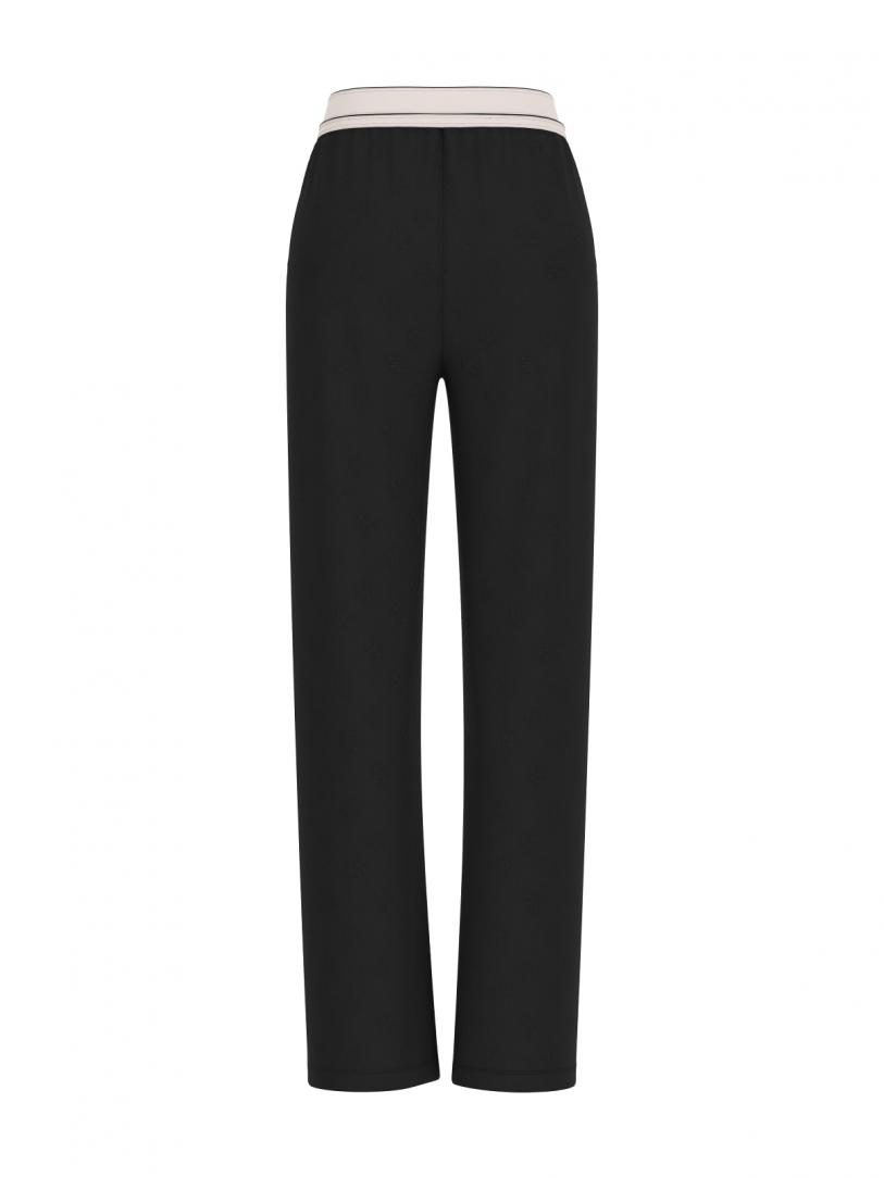 PAULINA WIDE LEG PANTS Nero PAULINA WIDE LEG PANTS Nero 2