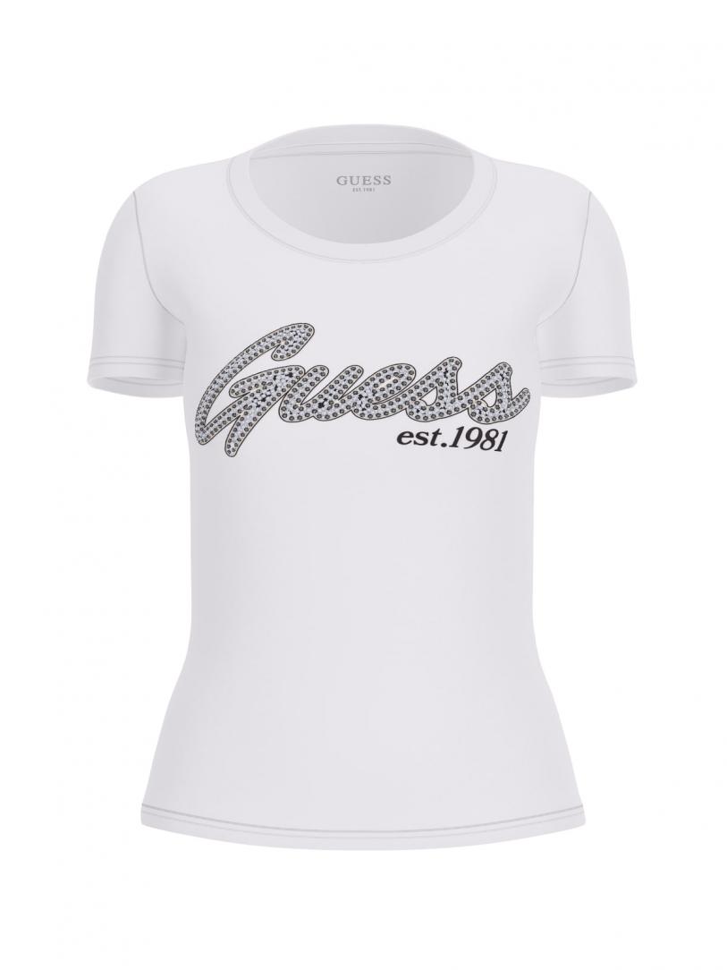 SS LOGO HOT FIX TEE Bianco 1