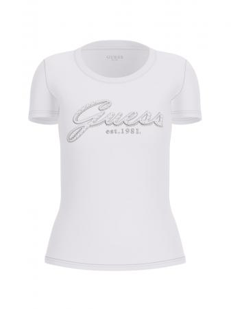 T Shirt Donna CN SS EMBRO SCRIPT LOGO TEE...