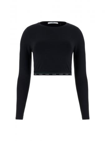 T Shirt Donna MATILDE SEAMLESS LS TEE Nero