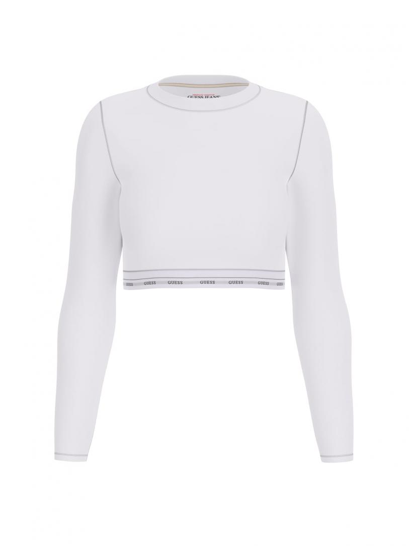 GJ LS CROP TOP Bianco GJ LS CROP TOP Bianco 1