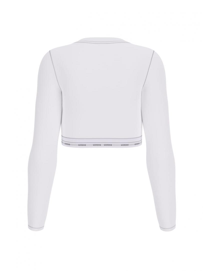 GJ LS CROP TOP Bianco GJ LS CROP TOP Bianco 2