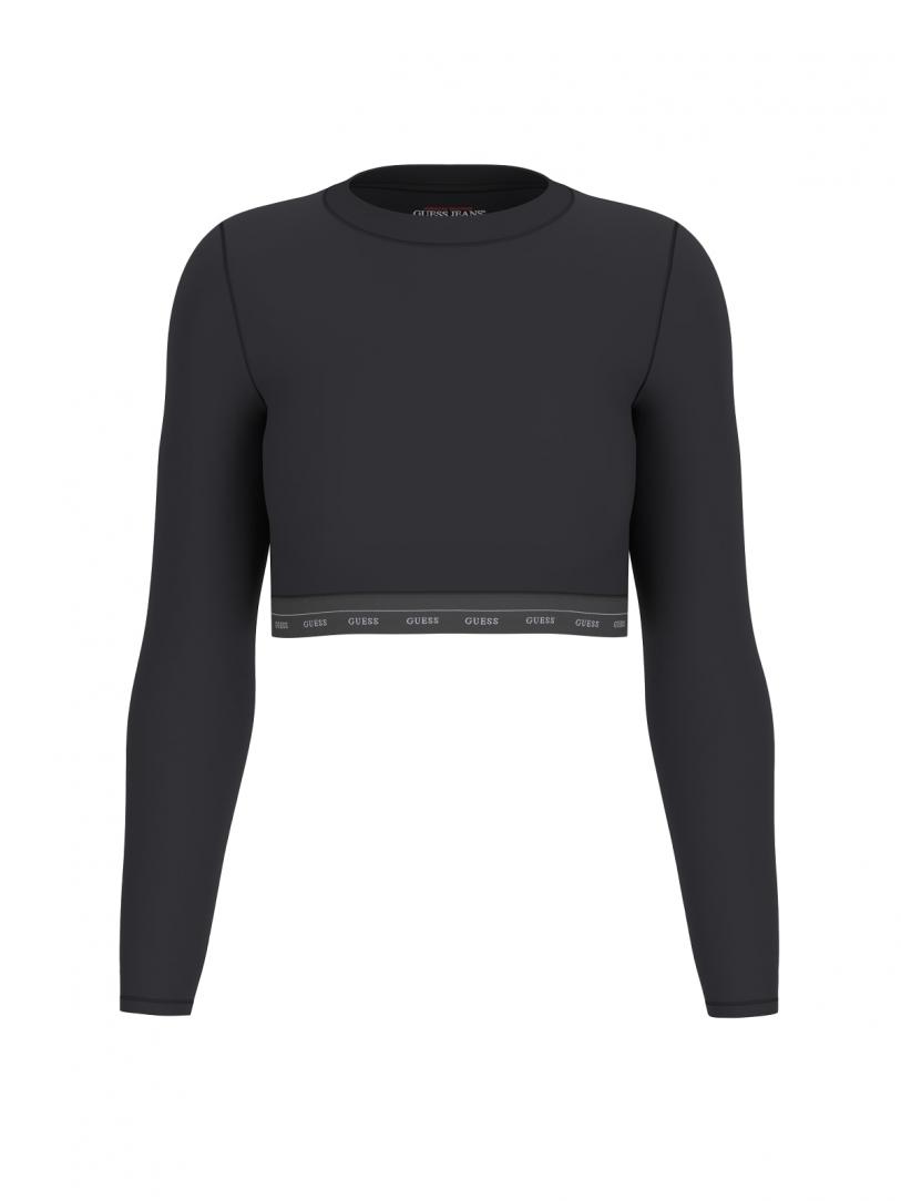 GJ LS CROP TOP Nero GJ LS CROP TOP Nero 1