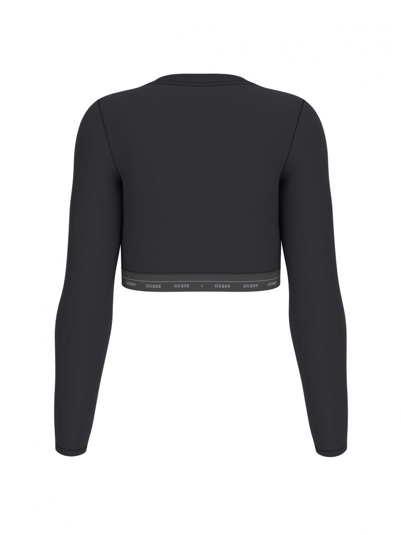 GJ LS CROP TOP Nero GJ LS CROP TOP Nero 2