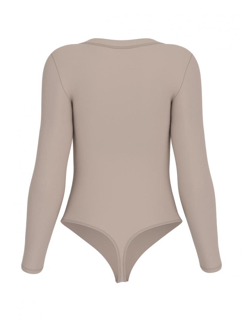 COLETTE LS BODYSUIT Beige Taupe COLETTE LS BODYSUIT Beige Taupe 2
