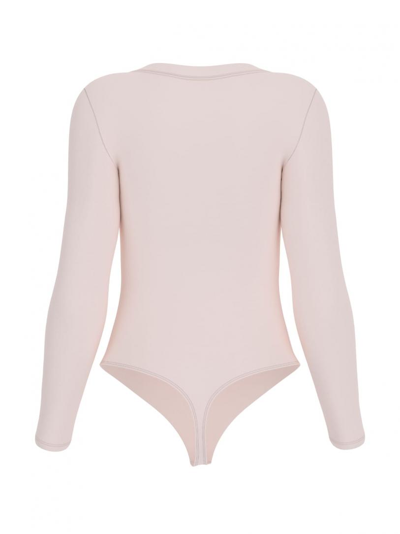 COLETTE LS BODYSUIT Bianco Panna COLETTE LS BODYSUIT Bianco Panna 2