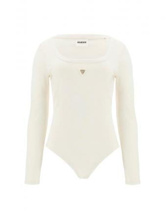 Body Donna COLETTE LS BODYSUIT Bianco...